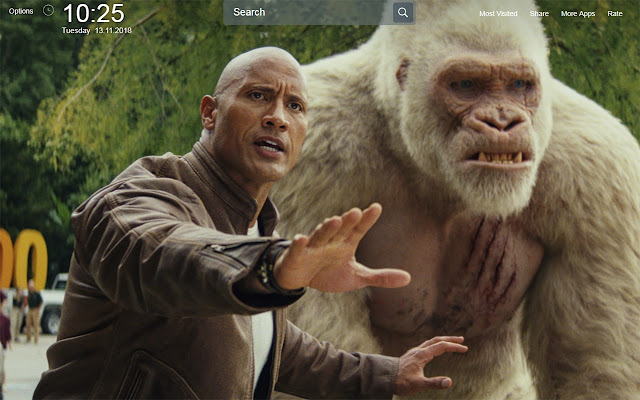 Rampage Movie Wallpapers Theme New Tab