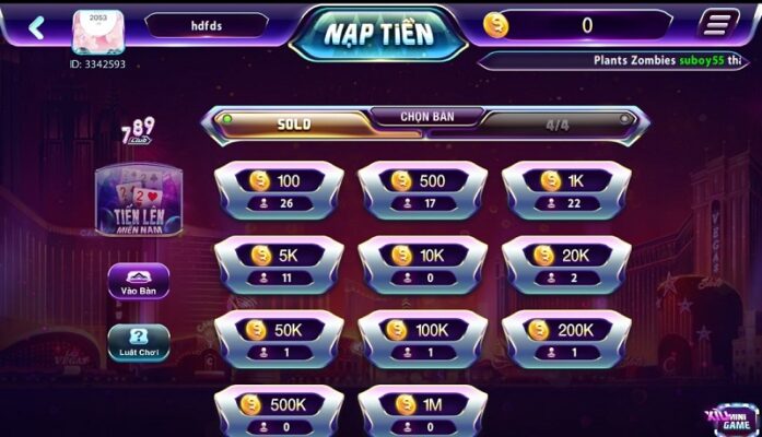 Làm thế nào để luôn thắng khi chơi tại game bài 789?