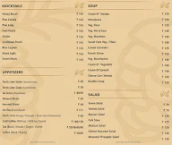 The Pinevinta Hotel menu 1