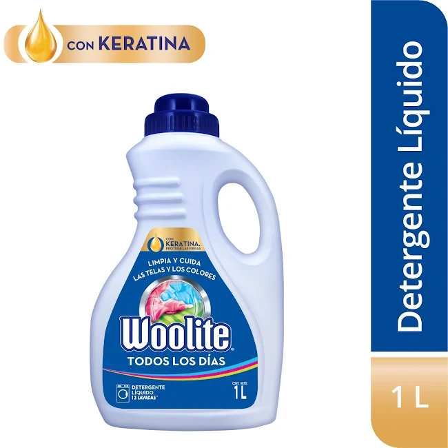 Woolite Triple Protección Líquido Para Ropa 1 lt