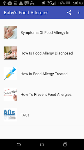 Baby's Food Allergies