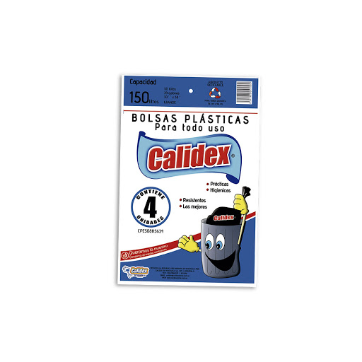 //Bolsa Calidex 4Und 150Lt  
