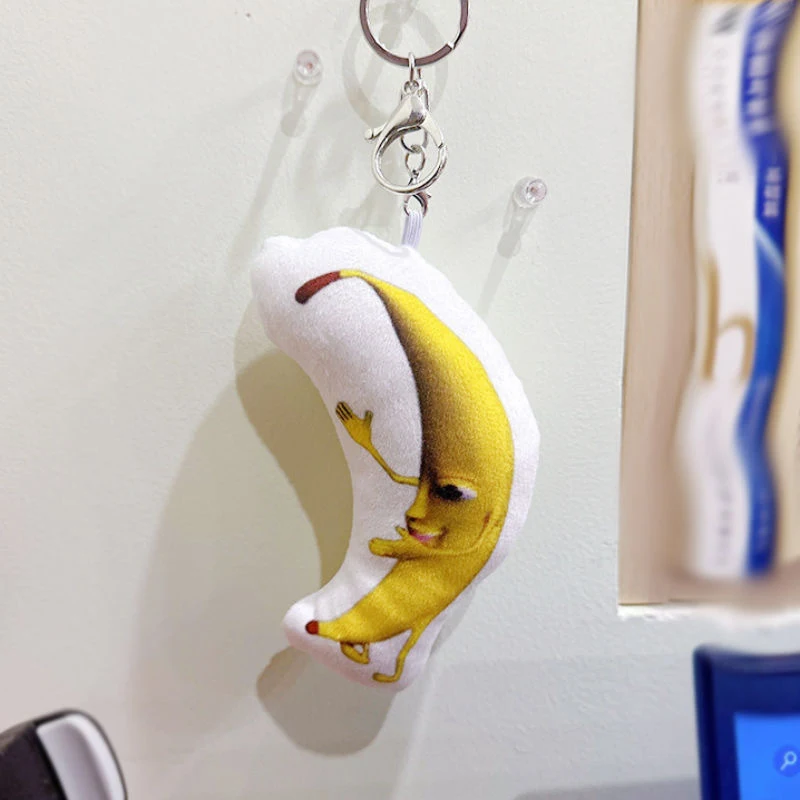 Title 3, Chaveiro de Banana Grande Falante, Pelúcia Fofa...