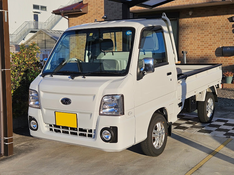 サンバートラックの昼のご挨拶・天気いい・能登半島地震により被災された皆様心よりお見舞い申し上げます。・ひるやすみに関するカスタム事例の投稿画像1枚目