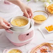 Nồi Hầm Cháo Chậm , Chưng Yến Cách Thuỷ Seka 1L Cao Cấp