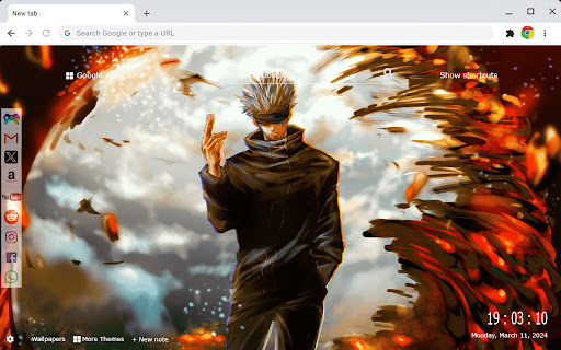 Jujutsu Kaisen Wallpapers New Tab Extension