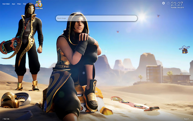 Sandstorm Fortnite Wallpapers and New Tab