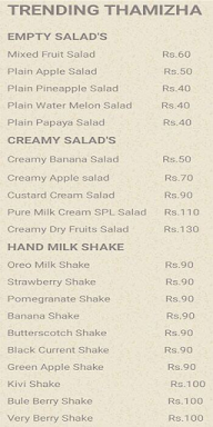 Trending Thamizha menu 1