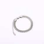 Silver mesh bracelet