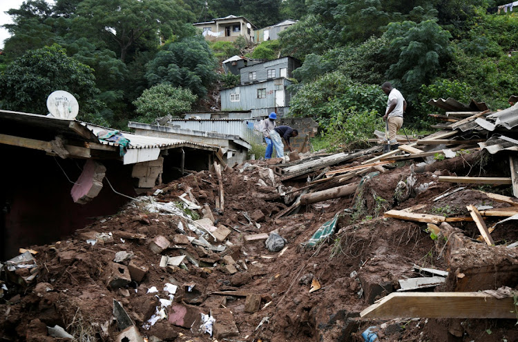 Minister of human settlements Mmamoloko Kubayi announced on Friday that the preliminary assessment report from the provincial department of human settlements indicated that there more than 13,500 households were affected with just over 3,927 houses destroyed and 8,097 houses partially destroyed. REUTERS/Rogan Ward/File Photo