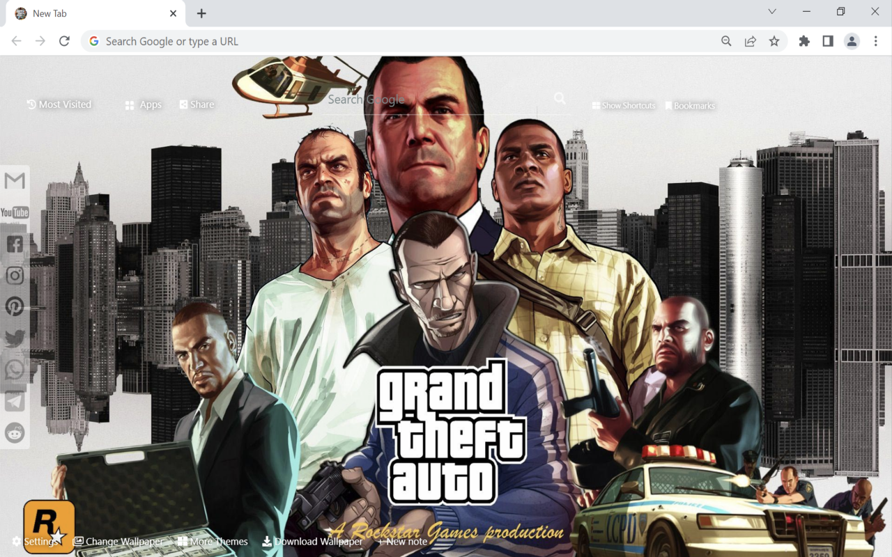 Grand Theft Auto V GTA 5 Wallpaper Preview image 1