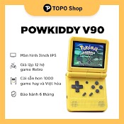 [Mã 99Elha Giảm 7% Đơn 300K] Powkiddy V90 - Giả Lập Hơn 13 Hệ Game Retro, Màn Hình 3 Inch Ips