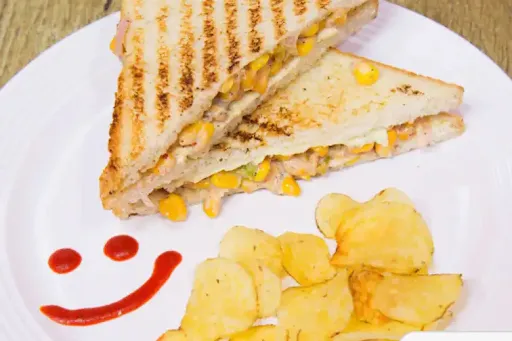 Corn Paneer Cheese Sandwich