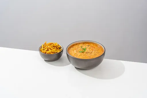 Rasam Annam With Cabbage Vepudu ( Rasam Rice Bowl With Cabbage Fry)