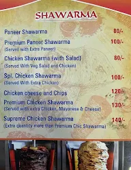 ANR Shawarma & Shakes menu 1
