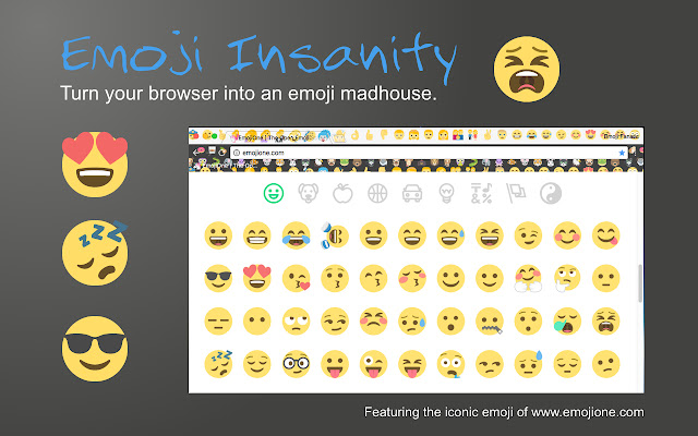 Emoji Insanity chrome extension