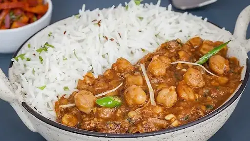 Rice Chole Masala