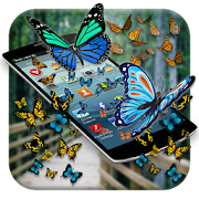 Butterfly in Phone Funny Joke  Icon