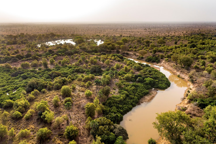 General view of Pendjari National Park in northern Benin on February 25, 2019.