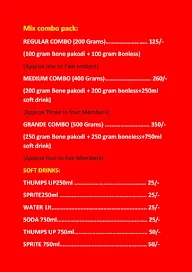 JDB Chicken Pakora menu 1