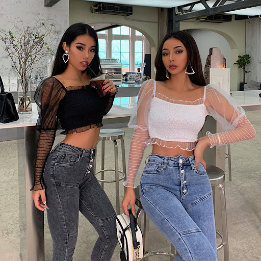 Title 31, Womens high waist jeans, hip and buttock enhan...