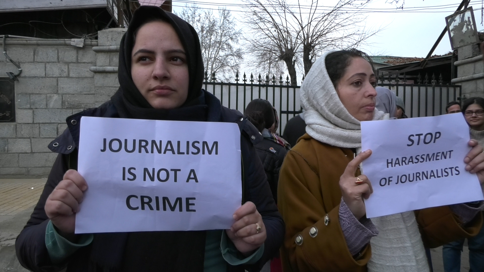 Journalists under crackdown in Kashmir