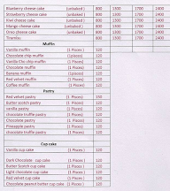 Cakes Day Night menu 3