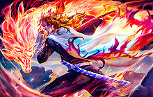 Kyojuro Rengoku Demon Slayer New Tab small promo image