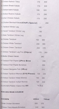 Charcoal BBQ menu 2