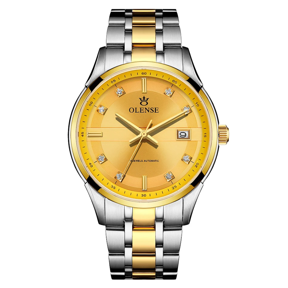 Montre mécanique haut de gamme en acier inoxydable pour homme. Alliant élégance intemporelle et précision horlogère, un symbole de raffinement pour l'homme moderne.