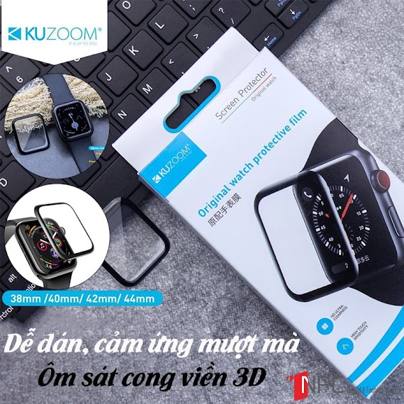 Miếng Dán Cường Lực Kuzoom 3D Dành Cho Apple Watch Ultra 49Mm Và Series 8/7/Se/6/5/4/3/2/1 38Mm 42Mm 40Mm 44Mm 41Mm 45Mm