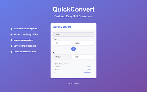 QuickConvert screenshot 1
