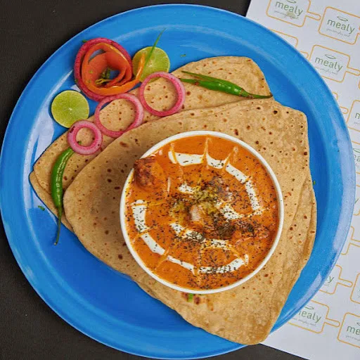 Butter Chicken With Tawa Parathas