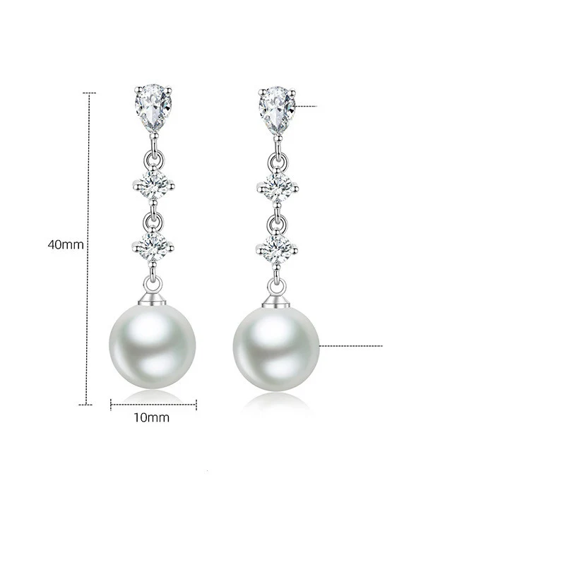 Lange temperamentvolle parel oorknopjes voor dames. Voeg elegantie en stijl toe aan je outfit, perfect voor zowel casual als formele gelegenheden.