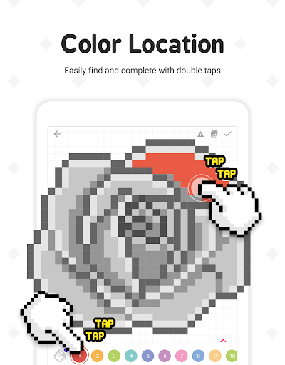 Pixel ColorFil Color by Number Free Coloring Book