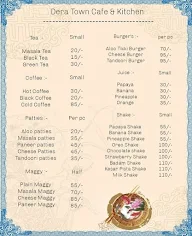 Dera Cafe And Restaurant menu 1