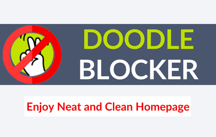 Doodle Blocker: Clear New Tab small promo image