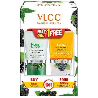 Vlcc Neem Face Wash + Anti Tan Skin Lightening Face Wash - 150 ml