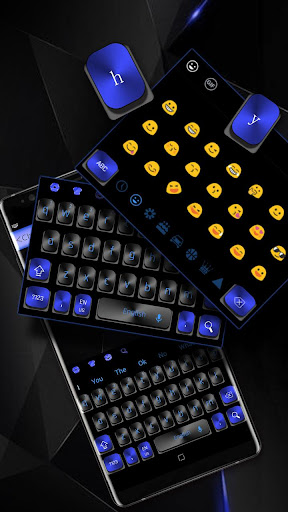 Black Blue Keyboard