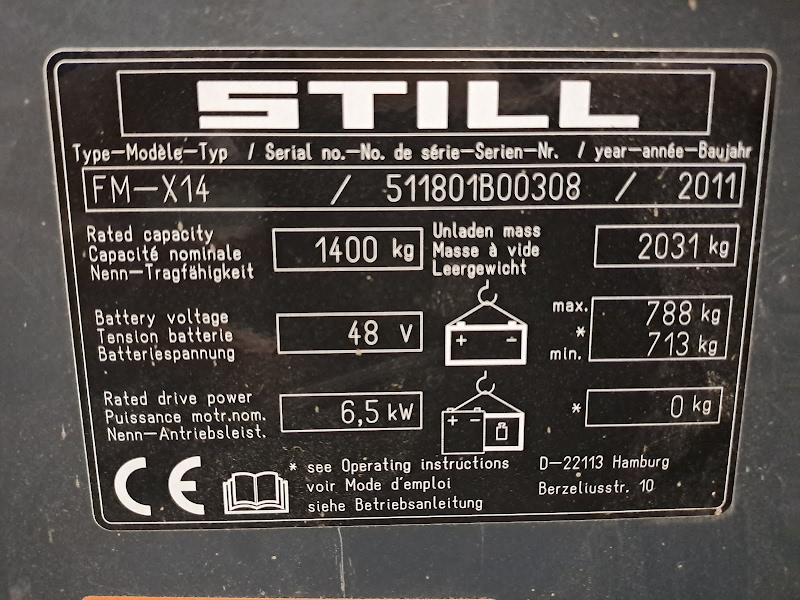 Picture of a STILL FM-X 14