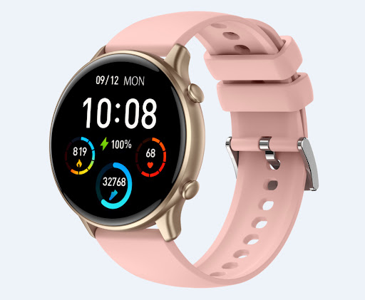 Title 5, Round Smart Sports Watch with Full Touch Screen...