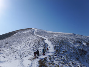 山頂間近