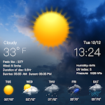 Cover Image of Download weather information time widget ❄️ 13.1.0.4100 APK