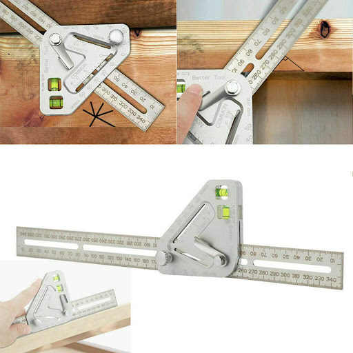 Title 4, Triangular Level Multifunctional Woodworking Tool