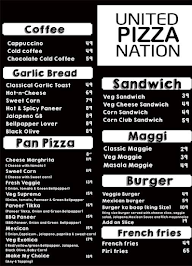 United Pizza Nation menu 2