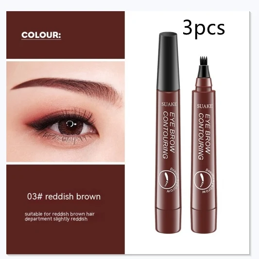 Crayon à sourcils waterproof longue durée. Maquillage des sourcils impeccable, précis et résistant toute la journée.