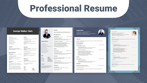 Screenshot Resume Builder & CV Maker