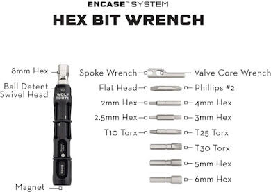 Wolf Tooth EnCase Hex Bit Wrench Multi Tool alternate image 2