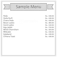 Bhagat Ji Sweets menu 2