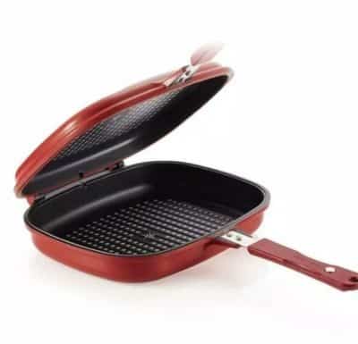 Best Non-stick Teflon Pan Happy Call Double Pan Jumbo